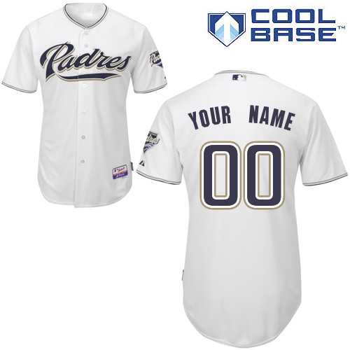 Men's Padres Customized White Cool Base MLB Jersey,We sell and wholesale Men's Padres Customized White Cool Base MLB Jersey on line form chian!